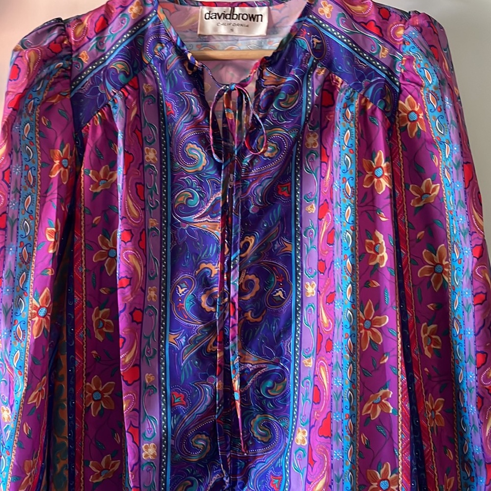 David Brown California Lounge House Dress Robe size S